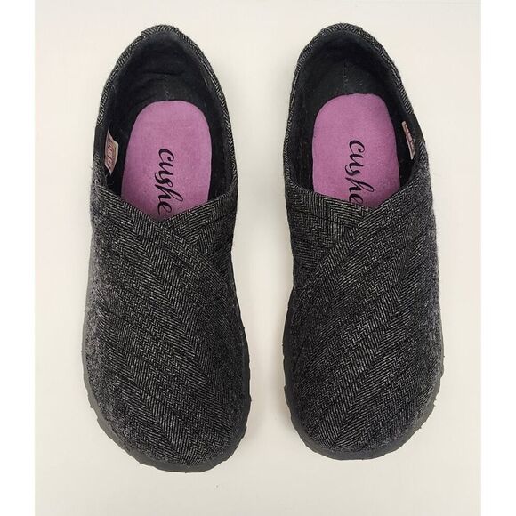 cushe Shoes - CUSHE CANVAS FLATS SHOES WOMENS GRAY CANVAS SLIP ON CASUAL LOAFER SHOES SIZE 9